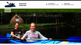What Spreewaldboote.de website looked like in 2020 (4 years ago)
