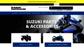 What Suzukipartshouse.com website looked like in 2020 (4 years ago)