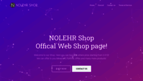 What Shop.nolehr-alts.com website looked like in 2020 (3 years ago)