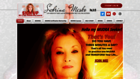 What Sabrinamesko.com website looked like in 2020 (4 years ago)