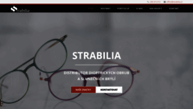 What Strabilia.cz website looked like in 2020 (3 years ago)