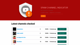 What Spam.tm website looked like in 2020 (4 years ago)