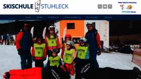 What Skischule-stuhleck.at website looked like in 2020 (4 years ago)