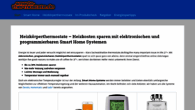 What Smarte-thermostate.de website looked like in 2020 (4 years ago)