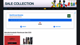 What Salecollection.ca website looked like in 2020 (4 years ago)