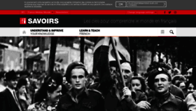 What Savoirs.rfi.fr website looked like in 2020 (4 years ago)