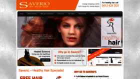 What Saverio.com.au website looked like in 2020 (4 years ago)