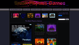 What Smallphysicsgames.com website looked like in 2020 (4 years ago)
