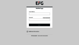 What Securemail.efginternational.com website looked like in 2020 (4 years ago)
