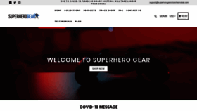 What Superherogearstore.com website looked like in 2020 (4 years ago)