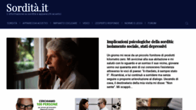 What Sordita.it website looked like in 2020 (6 years ago)