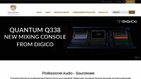 What Soundware.dk website looked like in 2020 (4 years ago)