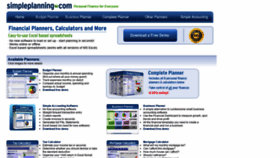What Simpleplanning.net website looked like in 2020 (4 years ago)