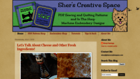 What Sherscreativespace.blogspot.com website looked like in 2020 (4 years ago)