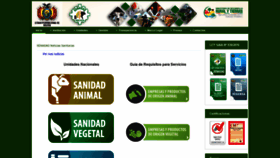 What Senasag.gob.bo website looked like in 2020 (3 years ago)