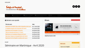 What Salafidemontreal.com website looked like in 2020 (4 years ago)