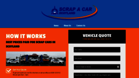 What Scrapacarscotland.com website looked like in 2020 (4 years ago)