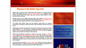 What Siddhayoga.org.in website looked like in 2020 (3 years ago)