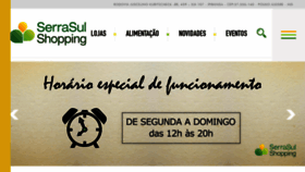 What Serrasulshopping.com.br website looked like in 2020 (3 years ago)