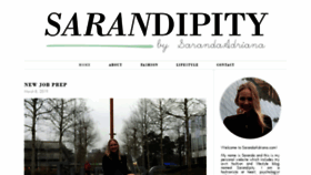 What Sarandaadriana.com website looked like in 2020 (3 years ago)