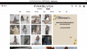 What Shoppinkblush.com website looked like in 2020 (4 years ago)