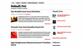 What Sukadi.net website looked like in 2020 (4 years ago)