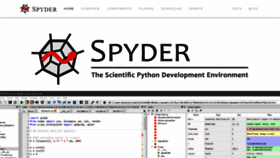 What Spyder-ide.org website looked like in 2020 (3 years ago)