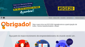 What Semanaglobal.org.br website looked like in 2020 (4 years ago)
