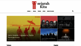 What Sejarahkita.com website looked like in 2020 (4 years ago)