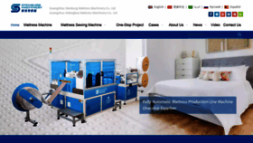 What Spring-mattress-machine.com website looked like in 2020 (4 years ago)
