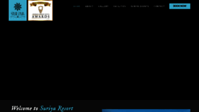 What Suriyaresort.com website looked like in 2020 (5 years ago)