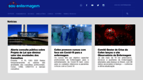 What Souenfermagem.com.br website looked like in 2020 (3 years ago)