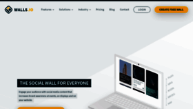 What Socialmediawall.me website looked like in 2020 (4 years ago)