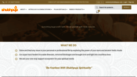 What Shubhpuja.com website looked like in 2020 (3 years ago)