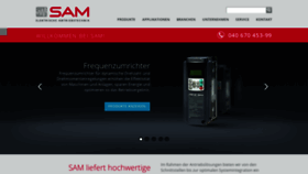 What Sam-antriebstechnik.de website looked like in 2020 (4 years ago)