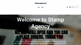 What Stampagency.co.nz website looked like in 2020 (3 years ago)