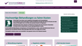 What Schoenheitsgebot.de website looked like in 2020 (3 years ago)