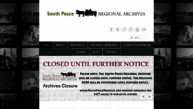 What Southpeacearchives.org website looked like in 2020 (4 years ago)