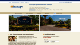 What Sunscapeapartmenthomes.com website looked like in 2020 (4 years ago)