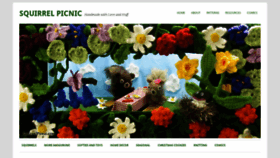 What Squirrelpicnic.com website looked like in 2020 (4 years ago)