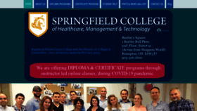 What Springfieldcollege.ca website looked like in 2020 (3 years ago)
