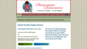 What Sweet-cheeks.ca website looked like in 2020 (3 years ago)