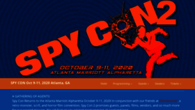 What Spy-con.com website looked like in 2020 (3 years ago)