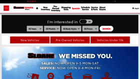 What Sloanetoyotamalvern.com website looked like in 2020 (4 years ago)