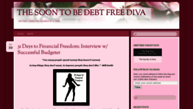 What Soontobedebtfreediva.wordpress.com website looked like in 2020 (4 years ago)