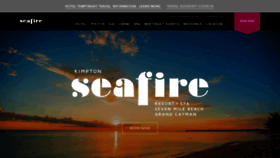 What Seafireresortandspa.com website looked like in 2020 (3 years ago)