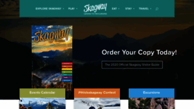 What Skagway.com website looked like in 2020 (4 years ago)