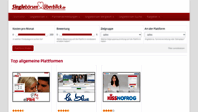 What Singleboersen-ueberblick.de website looked like in 2020 (4 years ago)