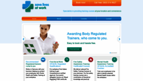 What Savelivesatwork.co.uk website looked like in 2020 (5 years ago)