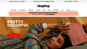 What Shopyop.com website looked like in 2020 (3 years ago)